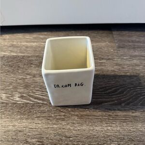 Inspirational White Ceramic Pen Holder